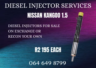 We Can Recon Your Nissan Kangoo 1.5 Diesel Injectors Copper Washers Included