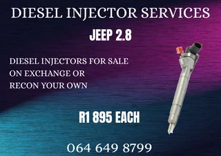 Jeep 2.8 Diesel Injectors For Sale On Exchange Or Recon Your Own Washers Included