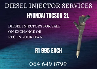 Hyundai Tucson 2l Diesel Injectors For Sale On Exchange Washers And Warranty Included