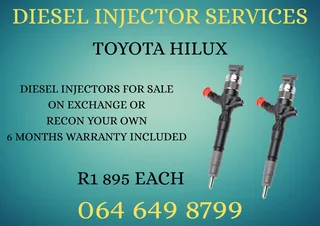 Toyota Hilux Diesel Injectors For Sale On Exchange