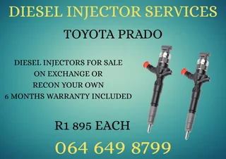 Toyota Prado Diesel Injectors For Sale On Exchange Copper Washers Included