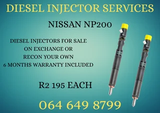 Nissan Np200 Diesel Injectors For Sale Or Recon Your Own
