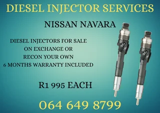 Nissan Navara Diesel Injectors For Sale Or Recon Your Own Copper Washers Included