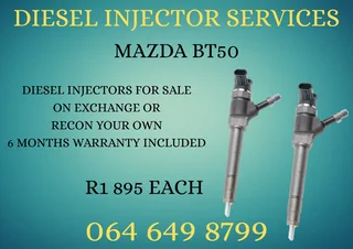 Mazda Bt50 Diesel Injectors For Sale Copper Washers Included