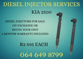 Kia 2500 Diesel Injectors For Sale Washers And Warranty Included