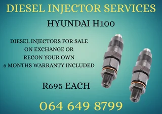 We Can Recon Your Hyundai H100 Diesel Injectors