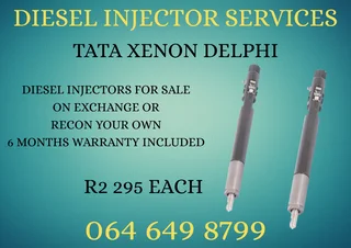Tata Xenon Delphi Diesel Injectors For Sale On Exchange Or Recon Your Own Copper Washers Included