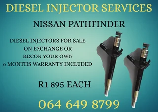 Nissan Pathfinder Diesel Injectors For Sale Or Recon Your Own