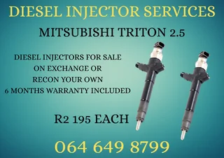 Mitsubishi Triton 2.5 Diesel Injectors For Sale Washers And Warranty Included