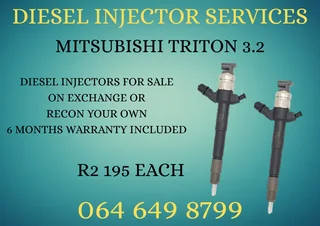 Mitsubishi Triton 3.2 Diesel Injectors With Washers For Sale On Exchange Or Recon Your Own