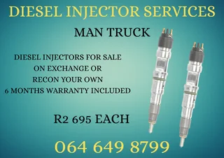 Man Truck Diesel Injectors For Sale On Exchange Or Recon Your Own