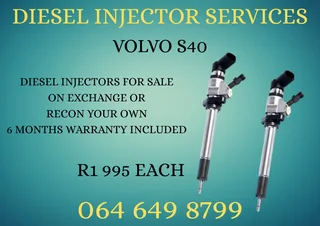 Volvo S40 Diesel Injectors For Sale Or Recon Your Own Washers And Warranty Included