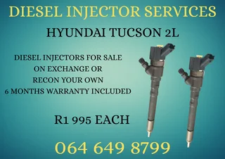 Hyundai Tucson 2l Diesel Injectors For Sale On Exchange Washers And Warranty Included