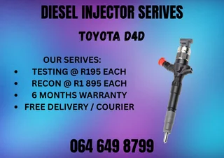 Toyota D4d Diesel Injectors For Sale On Exchange Or Recon Your Own