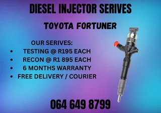 Toyota Fortuner Diesel Injectors For Sale On Exchange Or Recon Your Own Washers And Warranty Incl