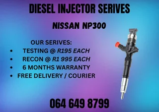 Nissan Np300 Diesel Injectors For Sale On Exchange Washers And Warranty Included