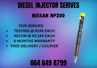 Nissan Np200 Diesel Injectors For Sale Or Recon Your Own