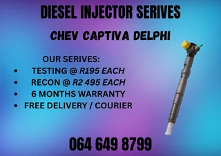 Chev Captiva Delphi Diesel Injectors With Washers For Sale On Exchange Or Recon Your Own