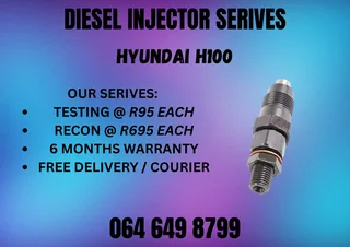 We Can Recon Your Hyundai H100 Diesel Injectors