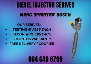 We Can Recon Your Merc Sprinter Bosch Diesel Injectors Washers And Warranty Included