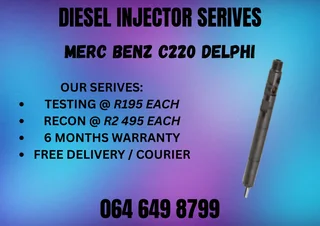Merc Benz C220 Delphi Diesel Injectors For Sale On Exchange Or Recon Your Own Washers Andwarranty