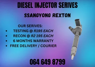 Ssangyong Rexton Diesel Injectors For Sale Copper Washers Included