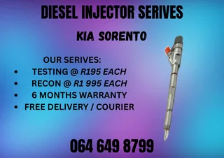 Kia Sorento Diesel Injectors With Washers For Sale Or Recon Your Own