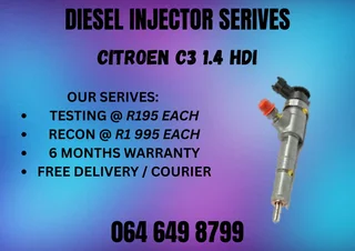 Citroen C3 1.4 Hdi Diesel Injectors For Sale On Exchange Copper Washers Included
