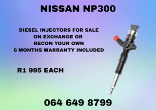 Nissan Np300 Diesel Injectors For Sale Copper Washers And Warranty Included