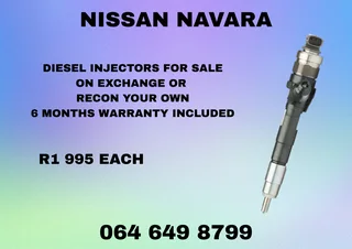 Nissan Navara Diesel Injectors For Sale On Exchange Copper Washers Included