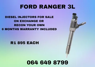Ford Ranger 3l Diesel Injectors For Sale Or Recon Your Own
