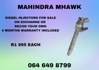 Mahindra Mhawk Diesel Injectors With Washers For Sale On Exchange