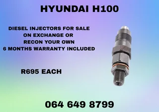 We Can Recon Your Hyundai H100 Diesel Injectors