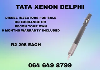 Tata Xenon Delphi Diesel Injectors For Sale On Exchange Or Recon Your Own Washers Included