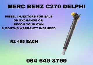 Merc Benz C270 Delphi Diesel Injectors For Sale