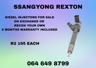 Ssangyong Rexton Diesel Injectors For Sale On Exchange Copper Washers Included