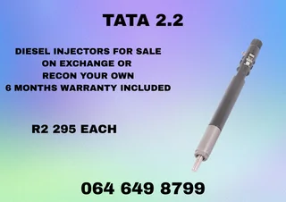 Tata 2.2 Diesel Injectors For Sale On Exchange 6 Months Warranty Included