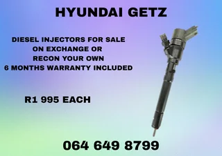 Hyundai Getz Diesel Injectors With Washers For Sale On Exchange