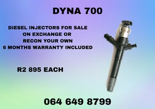 Dyna 700 Diesel Injectors With Washers For Sale Or Recon Your Own Warranty Included