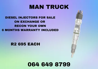 We Can Recon  Your Man Truck Diesel Injectors