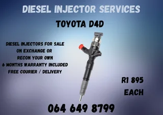 Toyota D4d Diesel Injectors For Sale On Exchange Or Recon Your Own