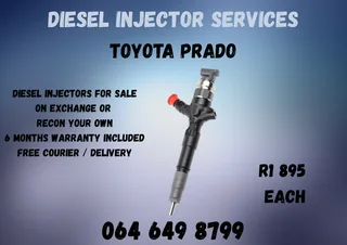 Toyota Prado Diesel Injectors For Sale Copper Washers Included