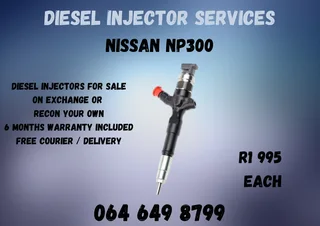 Nissan Np300 Diesel Injectors For Sale Copper Washers And Warranty Included