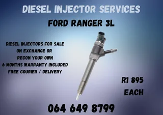 Ford Ranger 3l Diesel Injectors For Sale Or Recon Your Own