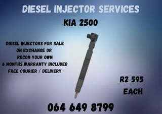 Kia 2500 Diesel Injectors For Sale Or Recon Your Own Washers And Warranty Included