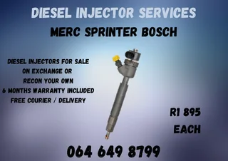 We Can Recon Your Merc Sprinter Bosch Diesel Injectors Washers And Warranty Included