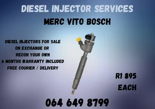 Merc Vito Bosch Diesel Injectors For Sale On Exchange Or Recon Your Own