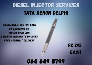 Tata Xenon Delphi Diesel Injectors For Sale On Exchange Or Recon Your Own Washers Included