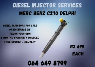 Merc Benz C270 Delphi Diesel Injectors For Sale