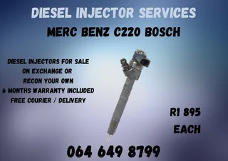 Merc Benz C220 Bosch Diesel Injectors For Sale Copper Washers Included